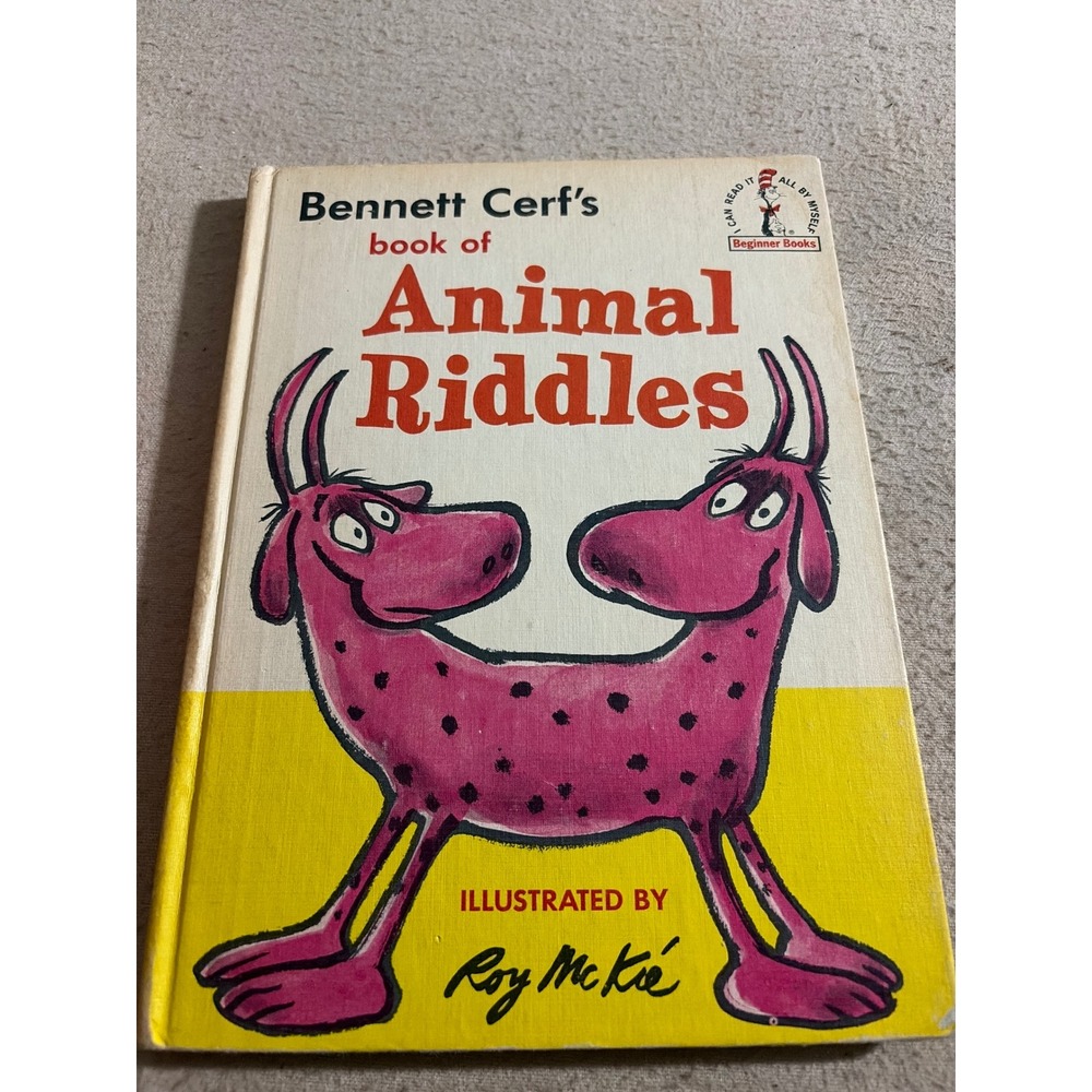 Bennett‎ Cerf's Book of Animal Riddles 1964 Hardcover Beginner Books Roy McKie